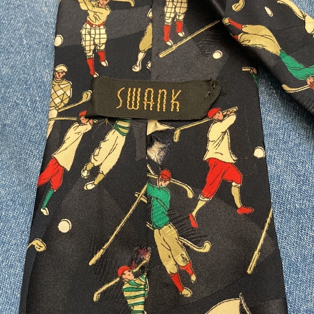SWANK. Golfing 🏌️♂️ tie - Picture 6 of 9